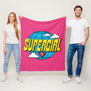 Couverture Polaire Supergirl Graphique Pop Mondial