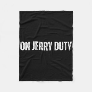Couverture Polaire Sur Jerry Duty Skis Drôle Blague de Ski Humour Mon
