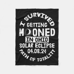 Couverture Polaire Survié Se Mooner Dans L'Ohio Solaire Eclipse Apri
