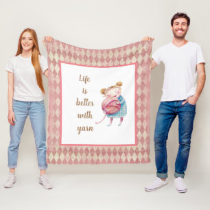 Couverture Polaire Sweet Yarn Lover