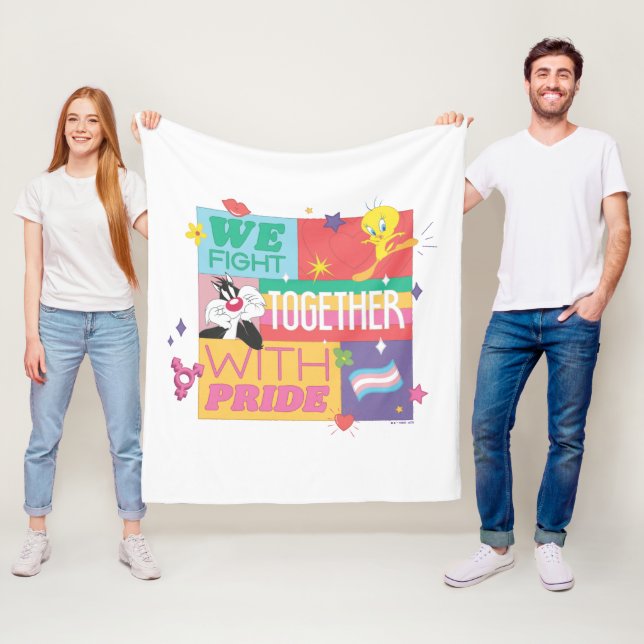 Couverture Polaire SYLVESTER™ & TWEETY™ | We Fight Together With Prde (En situation)