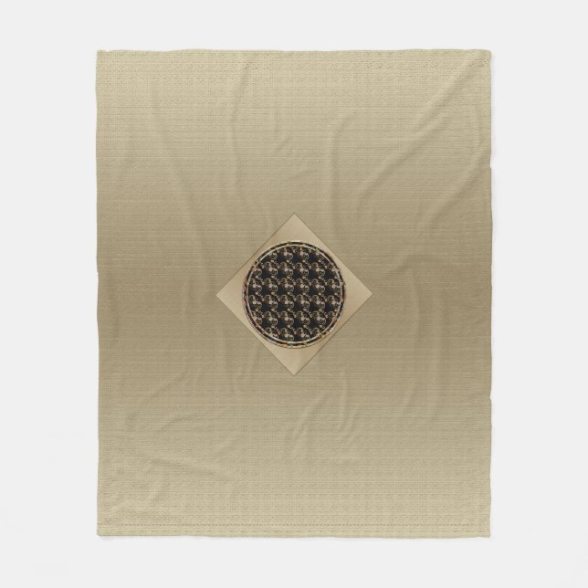 Couverture Polaire Symbole chinois chauve-souris Blanche polaire (Devant)