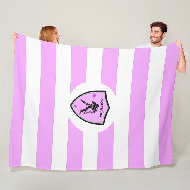 Couverture Polaire Symbole d'Aquarius  (En situation)