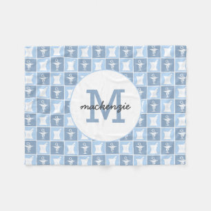 Couverture Polaire Symbole de pharmacie   Pharmaciste   Pharmacie per