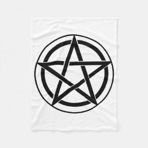 Couverture Polaire Symbole du pentagramme - Étoile à cinq points