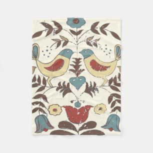 Couverture Polaire SYMBOLE Hex Amish néerlandais Pennsylvanie Bird Am