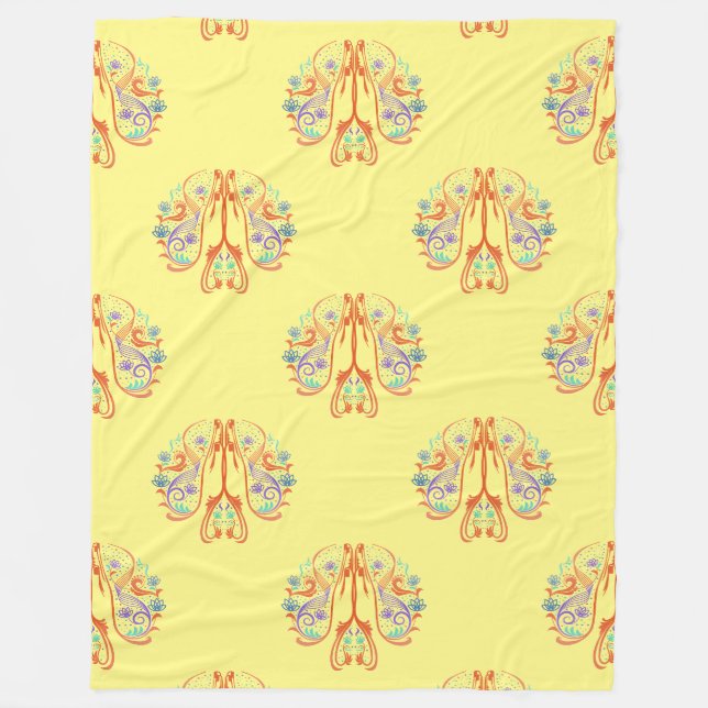 Couverture Polaire Symbole spirituel extraordinaire Motif 6 (Devant)