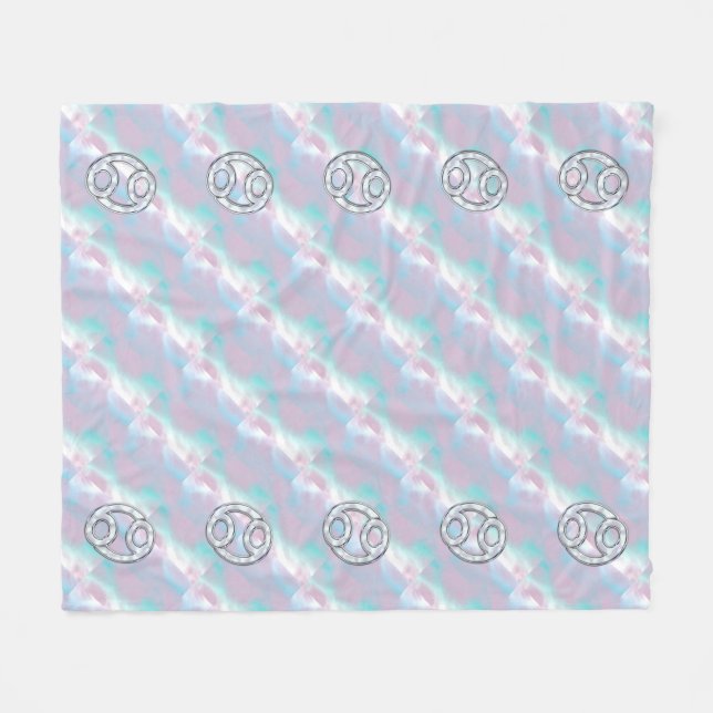 Couverture Polaire Symbole zodiaque de la mère de Pearl (Devant (Horizontal))