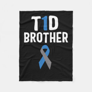 Couverture Polaire T1d Sensibilisation au diabète du frère Type 1 Pan