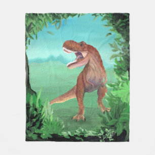 Couverture Polaire T-Rex Dinosaur