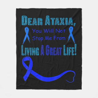 Couverture Polaire T-shirt Ataxia Awareness107