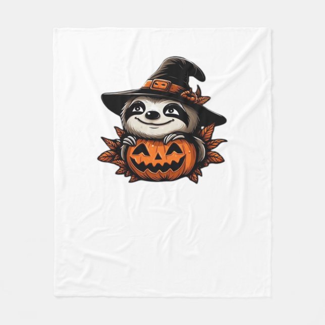 Couverture Polaire T-shirt classique de la fête Citrouille d'Hallowee (Devant)