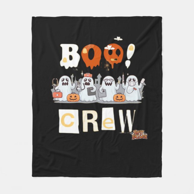 Couverture Polaire T-shirt classique de l'équipe de boo des infirmièr (Devant)