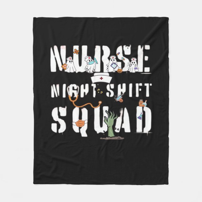 Couverture Polaire T-shirt classique de l'équipe d'Halloween (Devant)