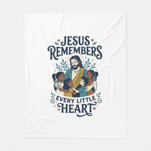 Couverture Polaire T-Shirt Jésus Réconfort Fauteuil Healing Inspirat
