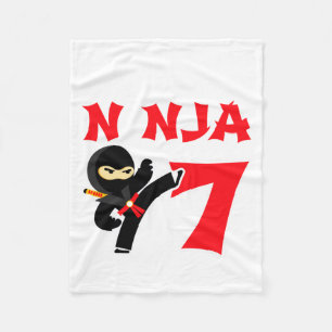 Couverture Polaire T-shirt pour l'anniversaire des 7 ans d'un enfant