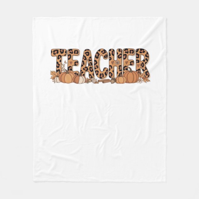 Couverture Polaire T-shirt trop grand pour l'enseignant (Devant)