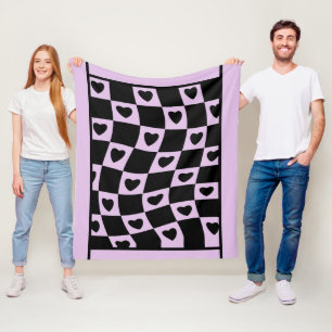 Couverture Polaire Tableau de contrôle super de la forme cardiaque, a