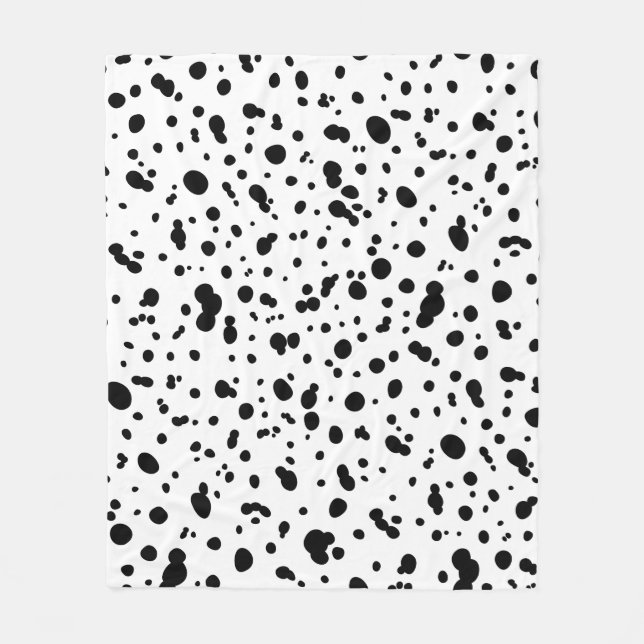 Couverture Polaire Taches dalmatiennes (Devant)