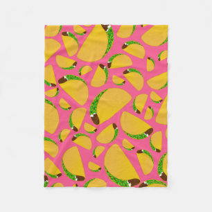 Couverture Polaire Tacos roses