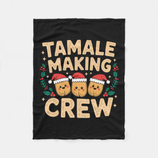 Couverture Polaire Tamale Making Crew Tamale Saison Drôle Chr Mexicai