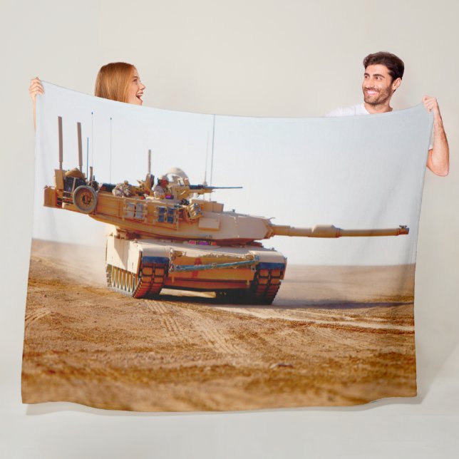 Couverture Polaire TANK DE BATAILLE - M1 Abrams (En situation)