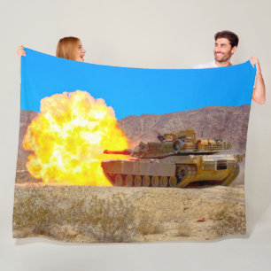 Couverture Polaire TANK DE BATAILLE - M1 Abrams