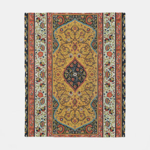 Couverture Polaire Tapis Persan Ancien Élégant Design