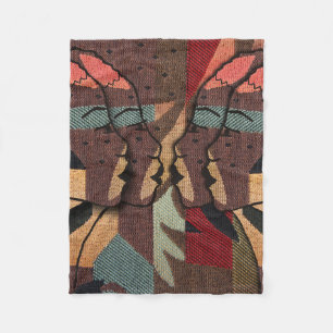 Couverture Polaire Tapisserie africaine