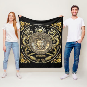 Couverture Polaire Tapisserie Medusa Oriental Aubusson Designer