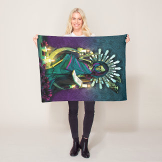 Couverture Polaire Tarot de Père Noël Muerte - la haute prêtresse