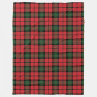 Tartan Clan Kerr Plaid Rouge Vert noir