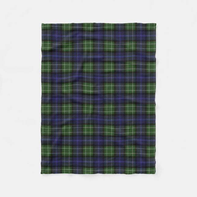 Couverture Polaire Tartan d'Abercrombie de clan (Devant)