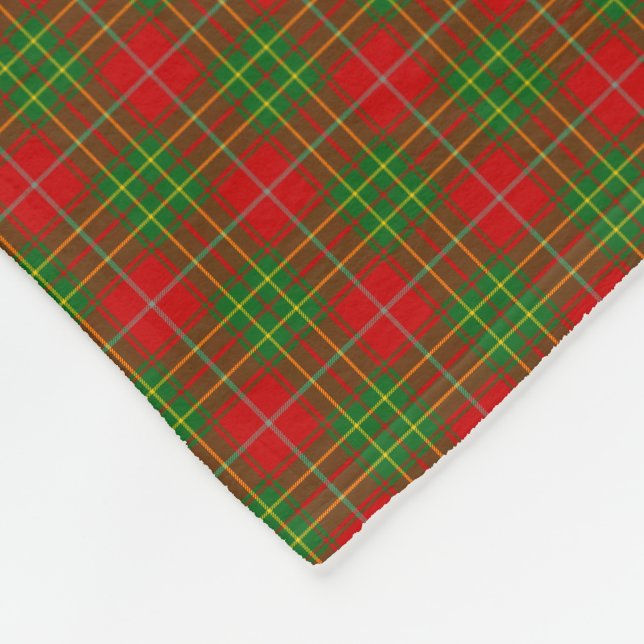 Couverture Polaire Tartan de Burnett de clan (Coin)