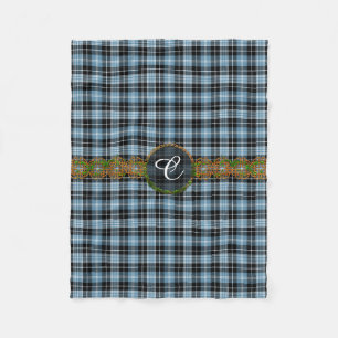 Couverture Polaire Tartan de Clark de monogramme