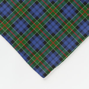 Couverture Polaire Tartan de Colquhoun de clan