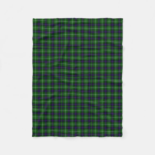 Couverture Polaire Tartan de Donald Macdonald de clan (Devant)
