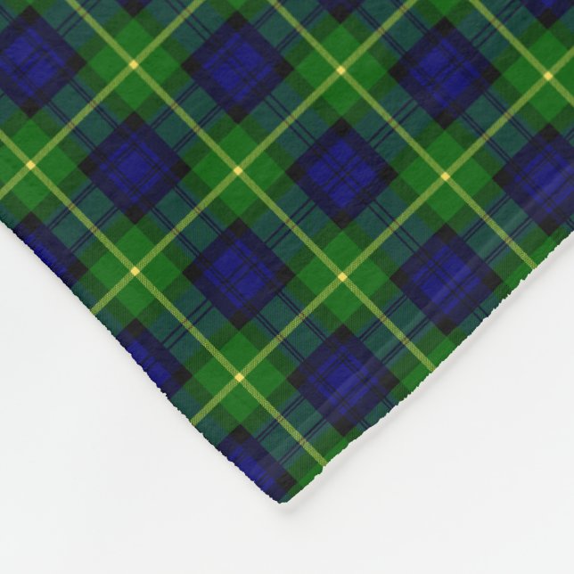 Couverture Polaire Tartan de Gordon de clan (Coin)
