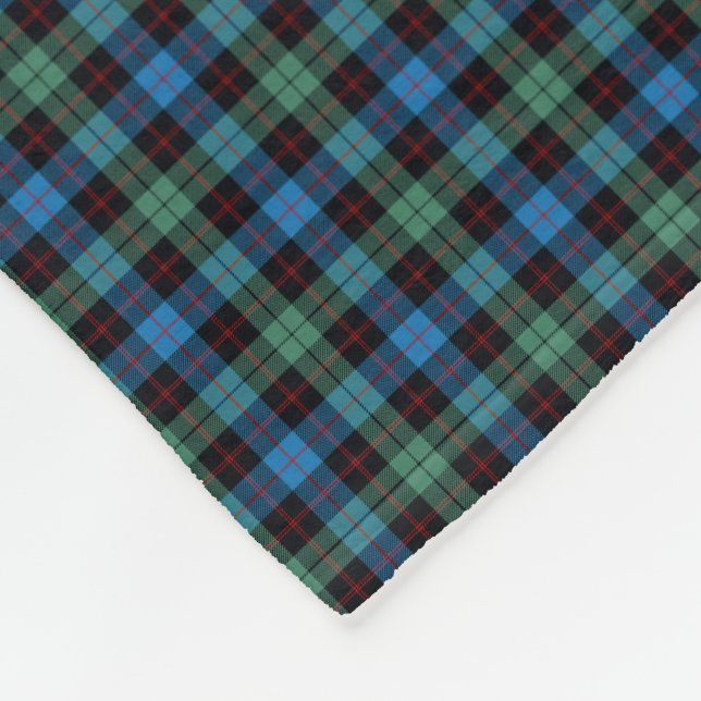 Couverture Polaire Tartan de Guthrie de clan (Coin)