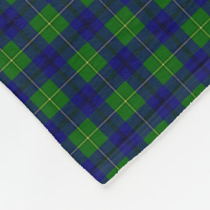 Couverture Polaire Tartan de Johnston de clan