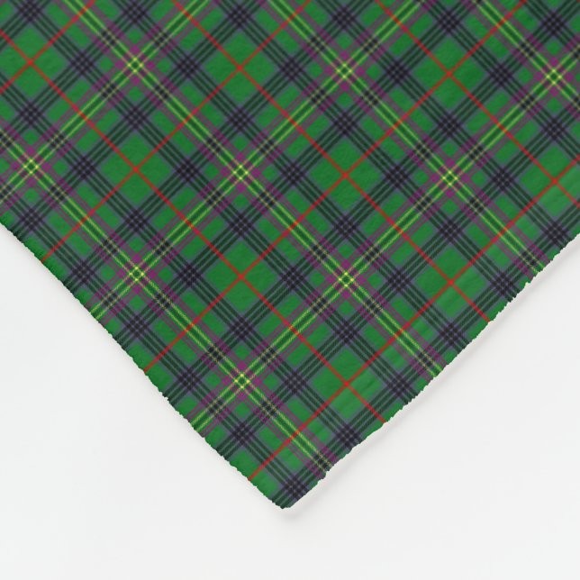 Couverture Polaire Tartan de Kennedy de clan (Coin)