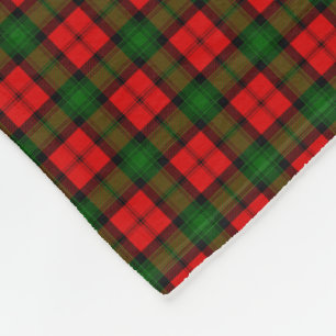 Couverture Polaire Tartan de Kerr de clan