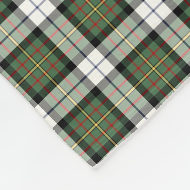 Couverture Polaire Tartan de la robe de clan MacLaren (Coin)