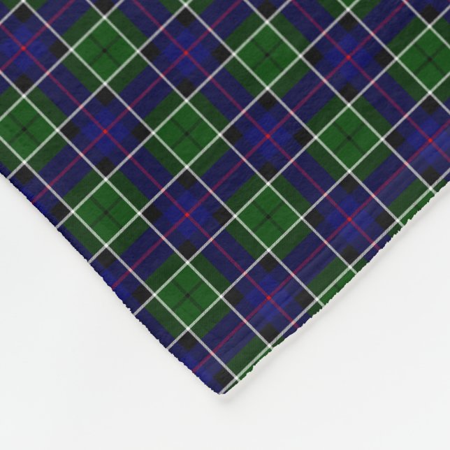Couverture Polaire Tartan de Leslie de clan (Coin)