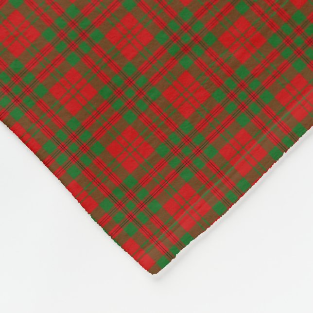 Couverture Polaire Tartan de Livingstone de clan (Coin)