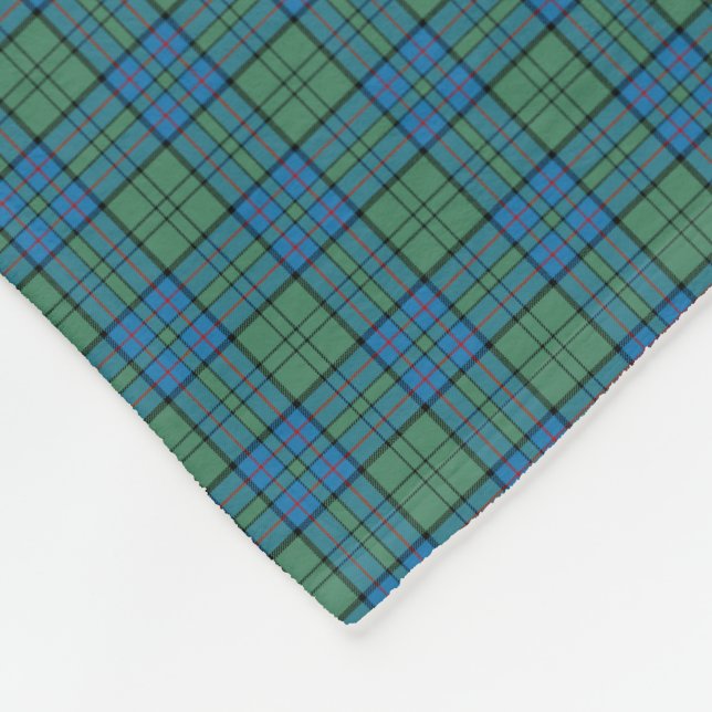 Couverture Polaire Tartan de Lockhart de clan (Coin)