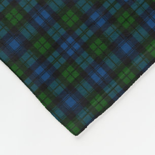 Couverture Polaire Tartan de militaires de Campbell de clan
