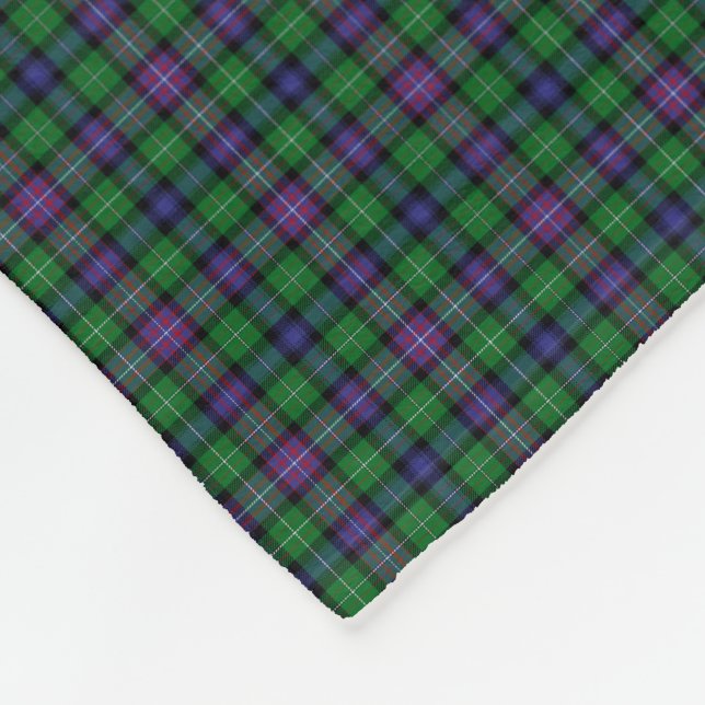 Couverture Polaire Tartan de Rankine de clan (Coin)