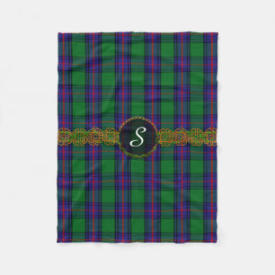 Couverture Polaire Tartan de Shaw de monogramme