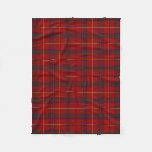 Couverture Polaire Tartan d'Irlandais de Galway du comté (Devant)